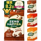 【 低糖質 お菓子 】ZENB ゼンブ ハッピー 豆パフスナック 3種12袋 (カカオ・キャラメル・メープル) ゼンブハッピー