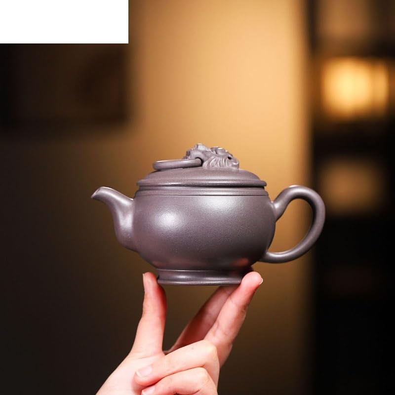 Teekanne aus Keramik, chinesisches Zisha-Teeset, handgefertigter Roherz Schlammkessel zum Brauen, japanischer Stil, traditionelles Design, perfekt für Teeliebhaber und als Geschenk