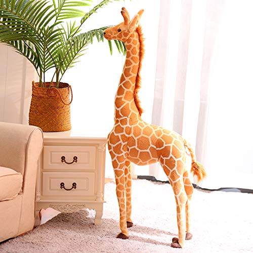 Girafe en peluche géante de 120 cm pour décoration de chambre d'enfant