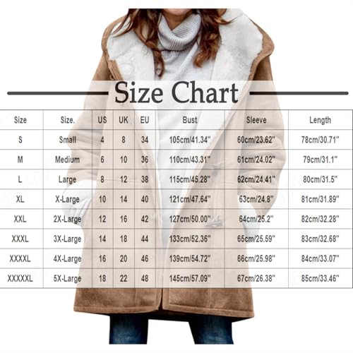 Winter Coats For Women 2025 Plus Size Fleece Jacket Horn Button Soft Long Hoodie Sweatshirt Casual Sherpa Outerwear2