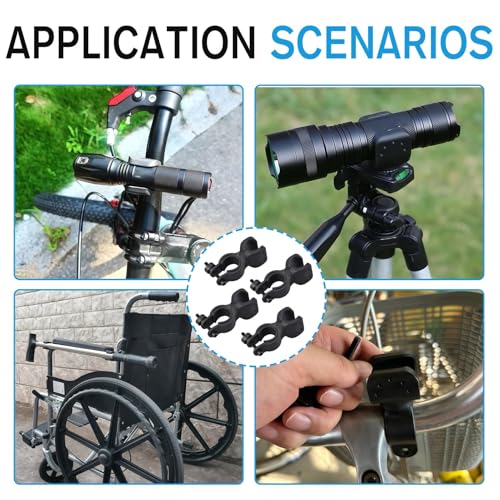 Support de Canne Universel pour Déambulateur, Fauteuil Roulant-Accessoire Pratique pour Béquilles, 4 Pièces, Idéal pour les fauteuils roulants, les aides à la marche,les scooters électriques,etc – vue 7