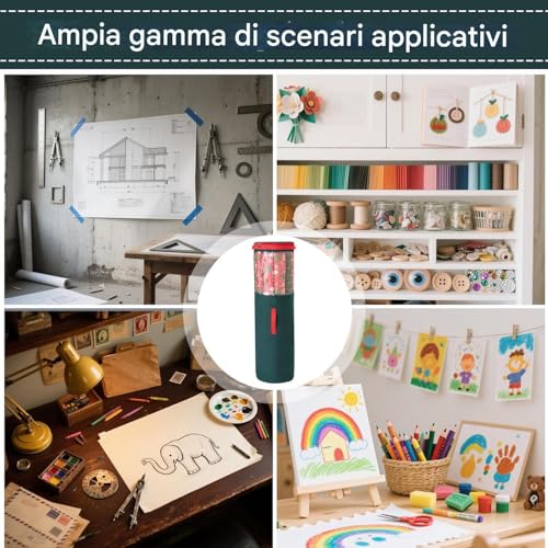Organizador de papel de regalo para cajon o armario de oficina ordenado 4