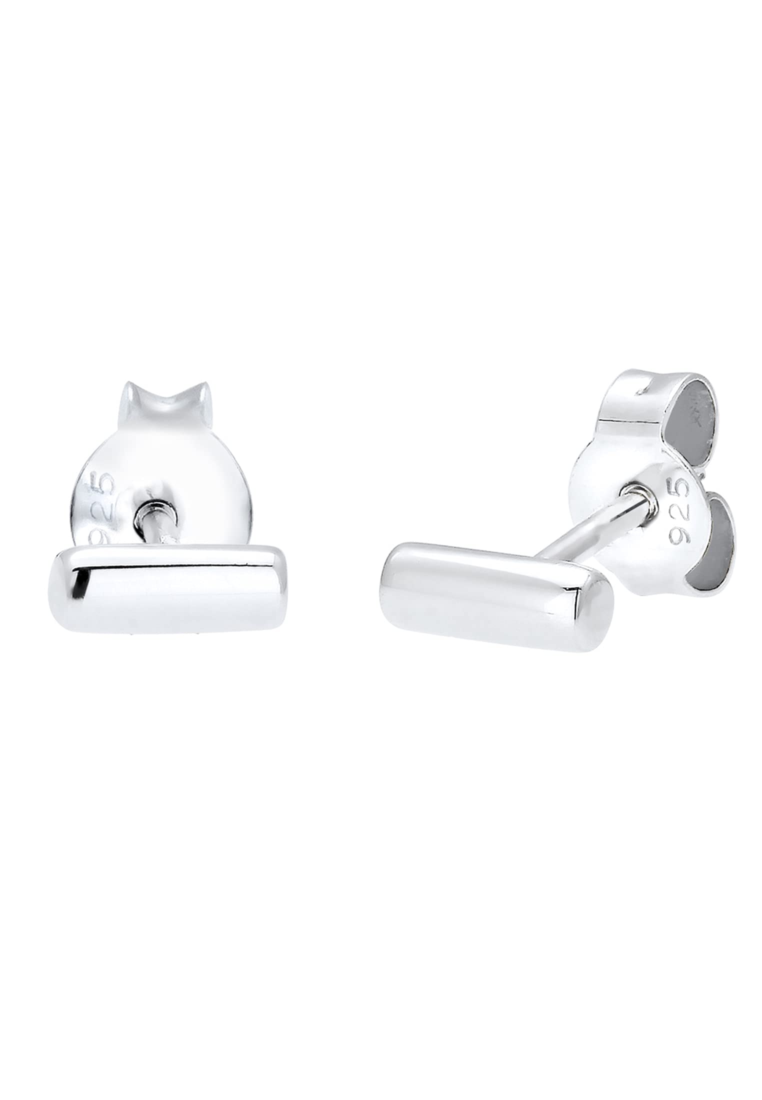 Elli Women's 925 Sterling Silver Xilion Cut Stud Earrings