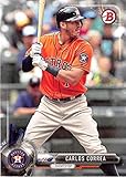 2017 Bowman #9 Carlos Correa Houston Astros Baseball Card