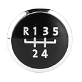 Kuuleyn Gear Shift Knob Cap Cover Stylish Car Interior Decoration Fit for T5 2003 2010 Car Interior Styling Gear Knob Cap (5th Gear)