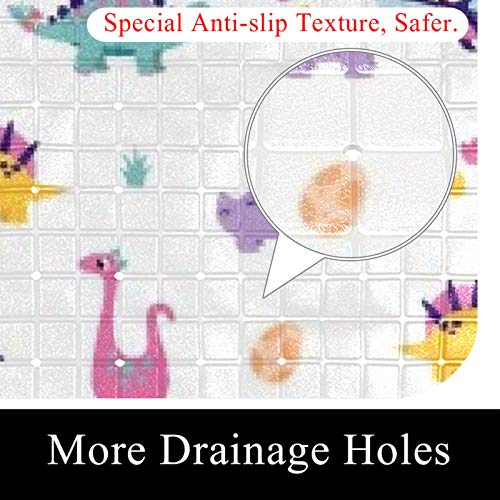 Tapis de douche anti-glissade Bennigiry évacuation d'eau rapide