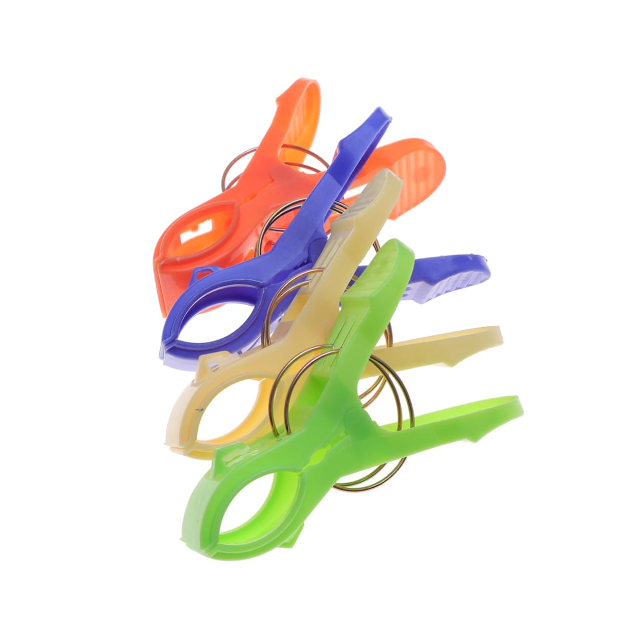 EXCEART 15pezzi Clip Asciugamano Plastica Da Mollette Per Asciugamani Indumenti e Piumoni Sicure e Resistenti Al Vento Colore Casuale