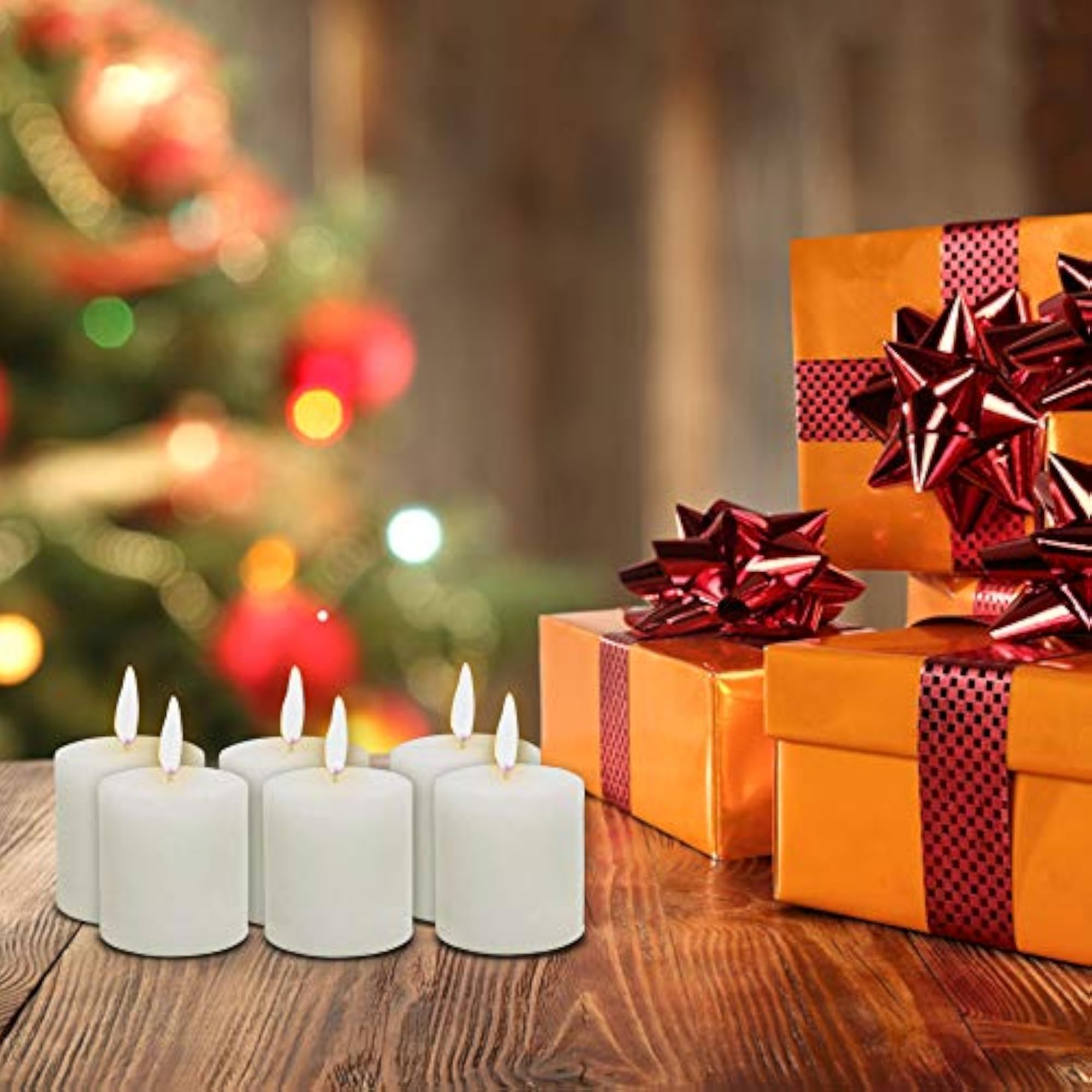 Unscented White Pillar Candle, 2x2 Inch