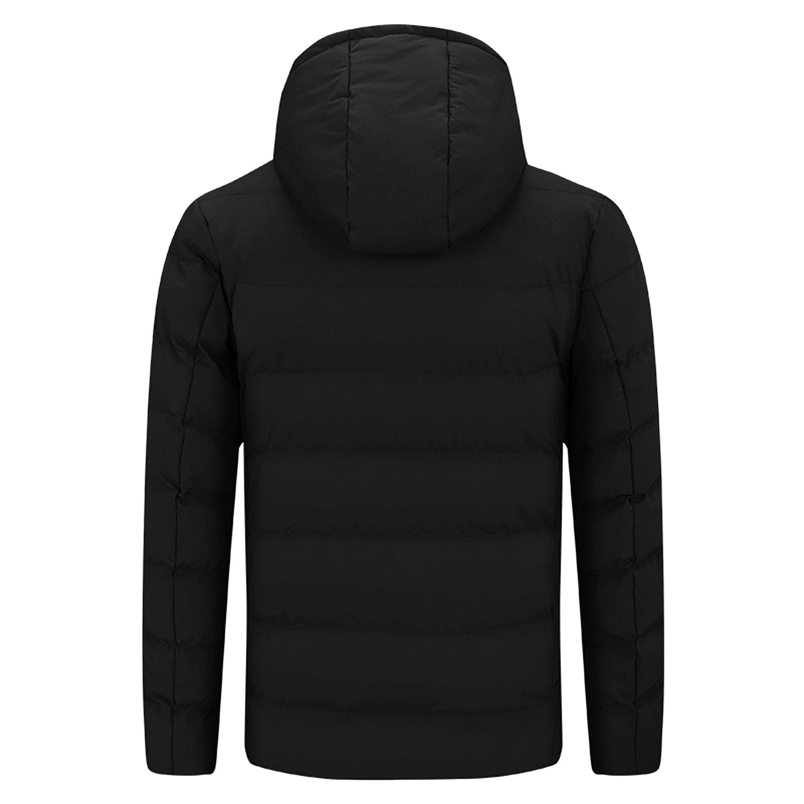 Giacca Riscaldata Uomo Elettrico USB Termica Piumino Trapuntato Sci Lavoro Cappotto Pile Manica Lunga Invernale Giubbotto Riscaldato Giubbino All'aperto con Batteria