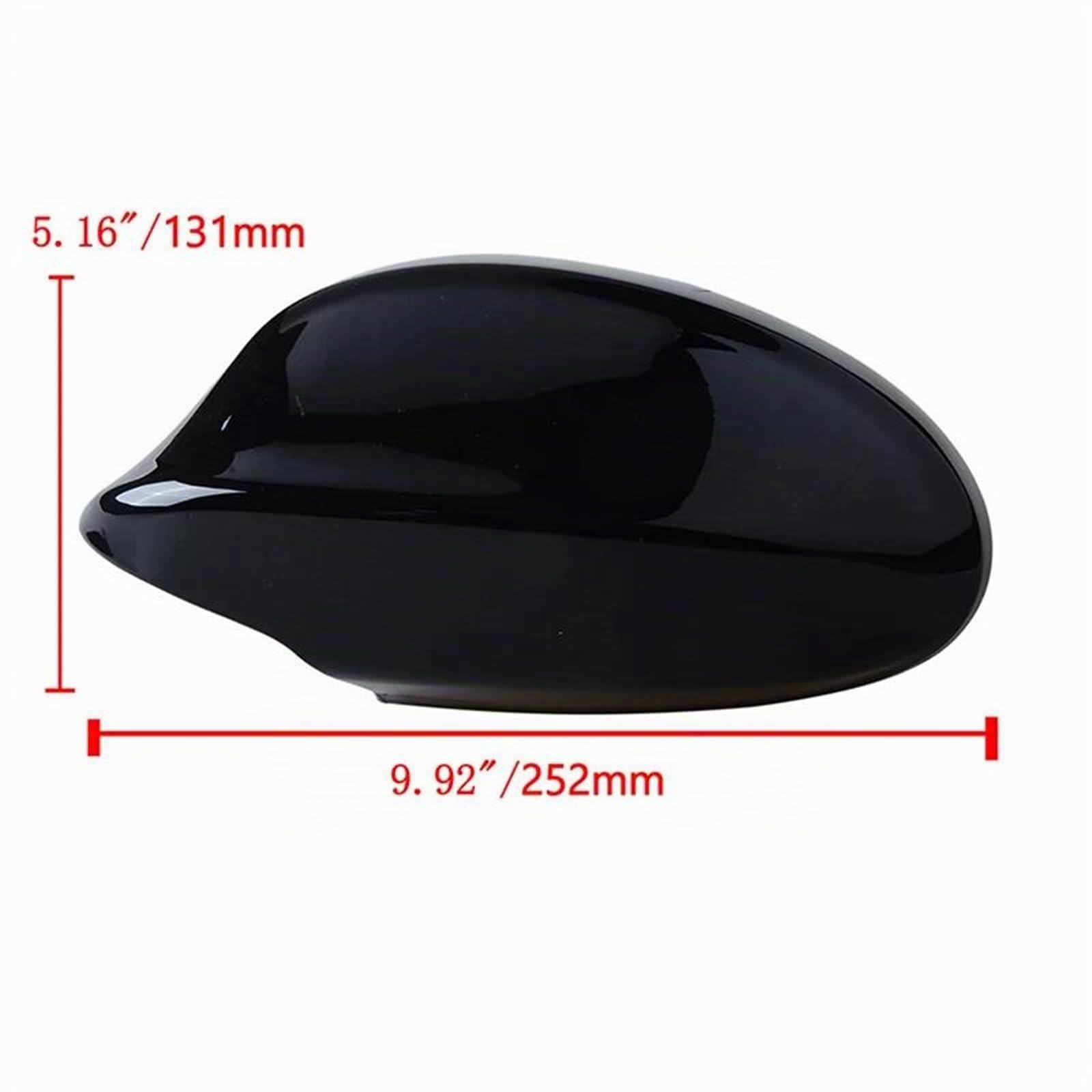 Cubierta Lateral Espejo para B&MW Serie 3 E90 E91 E92 E93 2005 2006 2007 2008 Modelo Tapas De Espejo Retrovisor Accesorios para Coche Cubierta De Espejo Retrovisor(Izquierda)