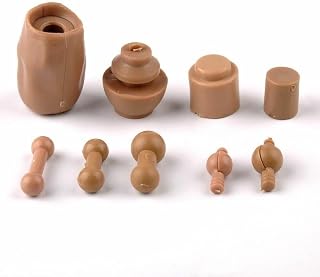 1/6スケールアクションフィギュアアクセサリー、12インチアクションフィギュア本体用ネック＆フットコネクターアクセサリーモデル、1/6アクションフィギュア人形9個インナーアダプターマッチアクセサリー