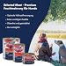 DR.CLAUDER'S - Selected Meat Prebiotic | Nassfutter in Lebensmittelqualität mit Inulin für eine gesunde Darmflora bei ausgewachsenen Hunden. Alleinfutter in der Dose | 200g Rind