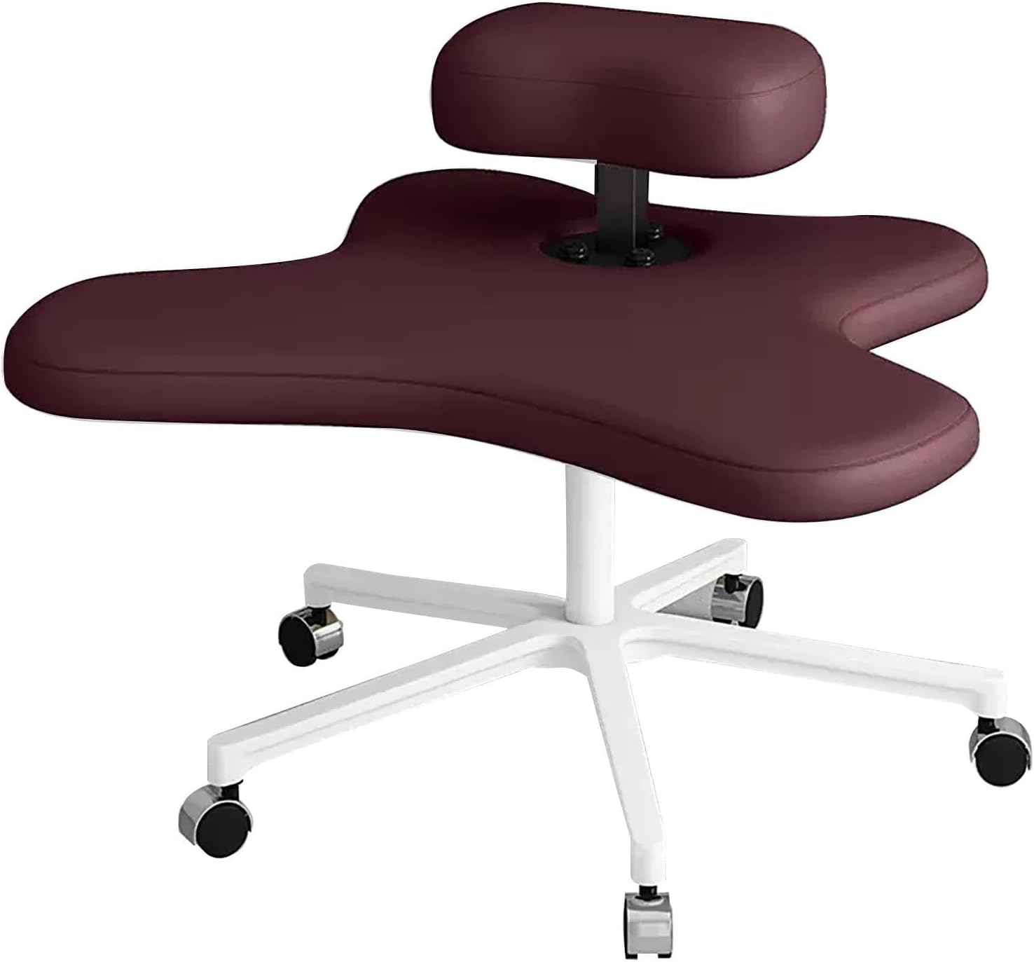 Ergonomic Cross-Legged Kneeling Chair for Meditation & Office, Adjustable Posture Stool with Wheels