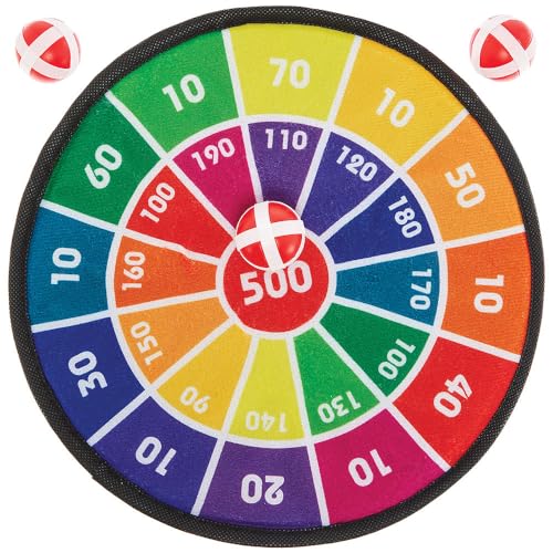 Baker Ross FN488 Juego de diana con velcro - 1 kit, diana para niños, juegos para niños