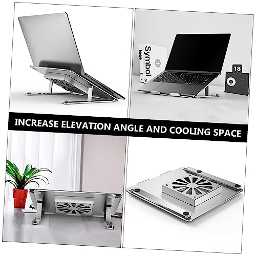 Base ajustable para laptop con refrigeración y LED miniatura 6