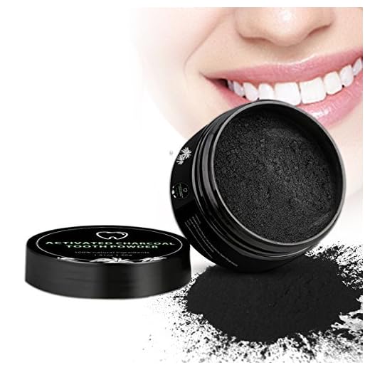 Dientes Blancos, Breett Carbón Activado Polvo, Polvo Blanqueamiento Dental, Blanqueador de Dientes Carbon, Carbón Activado Coco, Elimina Manchas Dentales, Manchas Café, Manchas Té, Natural Coco