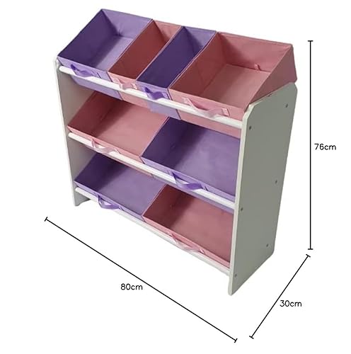 Organizador de Brinquedos Infantil Feminino Montessoriano Organibox