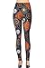 VIV Collection Regular Size Printed Brushed Leggings (Circle Diversity)