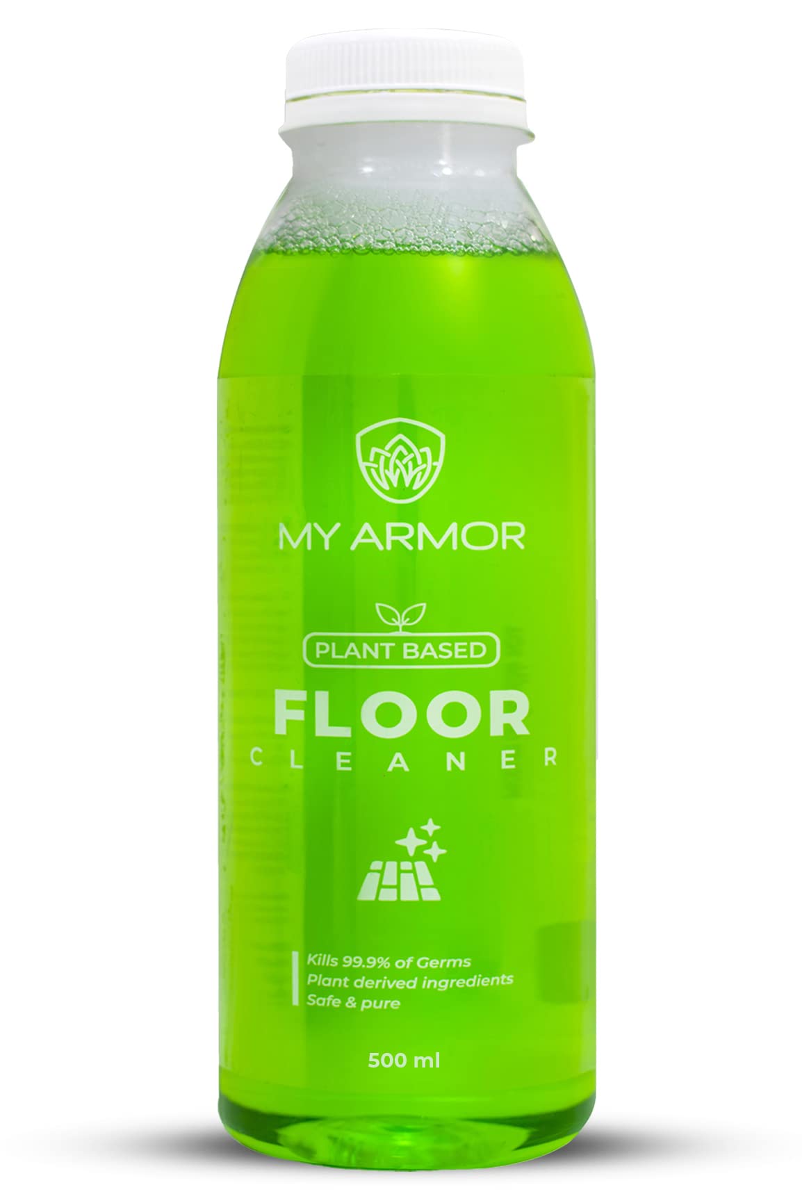 MY ARMOR Organic Floor Cleaner | Plant Based | Biodegradable, Non-Toxic, Eco-friendly | Baby & Pet safe | Non-Corrosive, Floor Cleaning Liquid (500 ml) (B09GDH1D4Q) Amazon Price History, Amazon Price Tracker