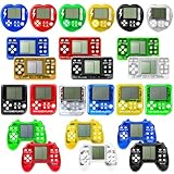 SSRMX 24Pcs Video Game Party Favors Valentines Day Gifts for Kids, Mini Game Keychain Arcade Party favors Birthday Supplies Classroom Prizes for Boys and Girls