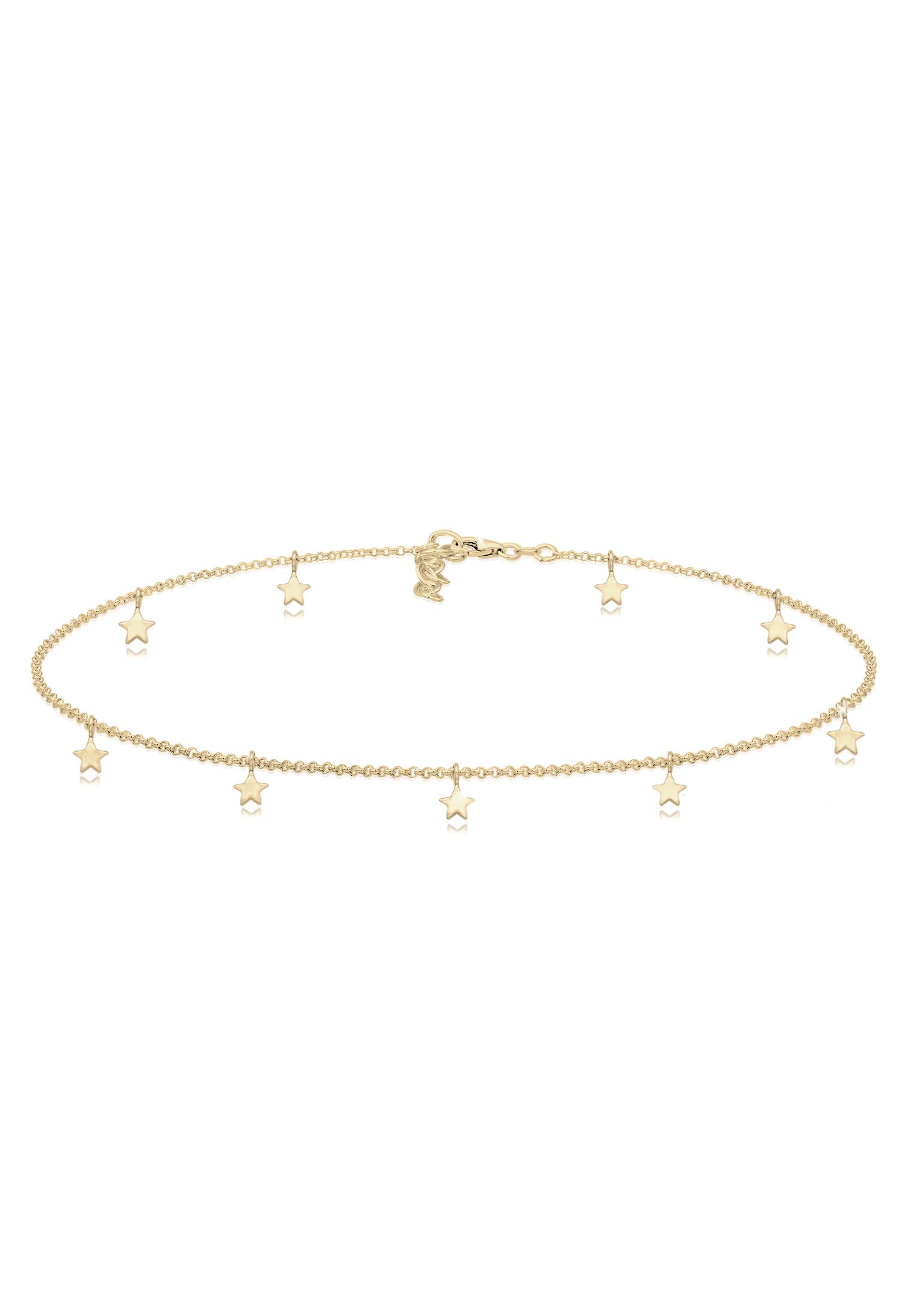 Elli Collana Ladies Choker Stars Astro Look Basic in argento 925