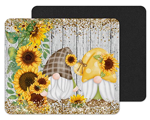 Sunflower Gnomes Mouse Pad - Computer Accesssories - Office Supplies - Gaming Accessories