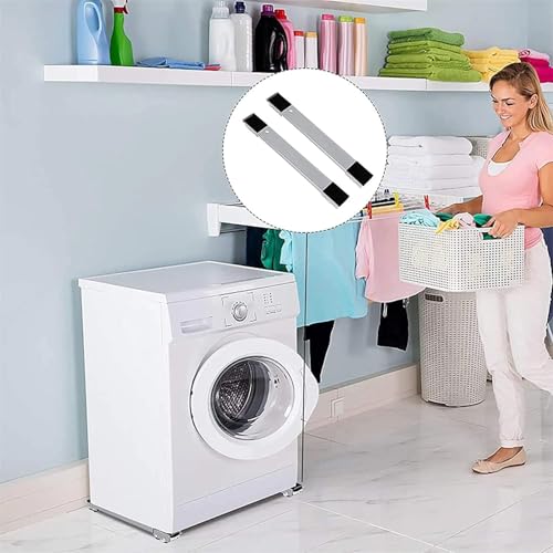 Image of Furniture Lifter Mover Tool Set - Moving Roller Wheel Set Easy and Safe Shifting Slider Tools for Washing Machines, Fridge, Sofa, Table, Cupboard, (Color White ; Set-1= Pcs-2) (Medium)