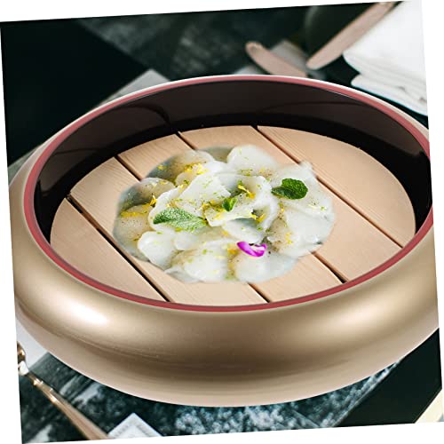 Plato japonés redondo para sushi y sashimi 2 piezas miniatura 4
