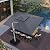 PURPLE LEAF 10' X 13' Patio Umbrella Outdoor Rectangle Umbrella Large Cantilever Umbrella Windproof Offset Heavy Duty Sun for Garden Deck Pool Patio, Grey