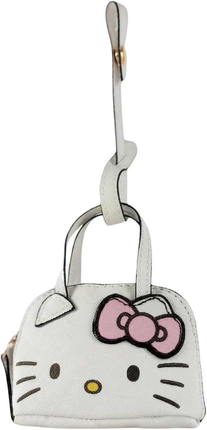 Hello Kitty Mini Character Bag Charm Zipper Tote Keychain Accessory Pouch image 5
