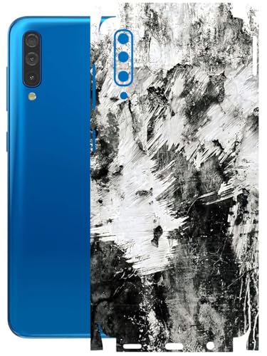 Image of AtOdds - Full Body Back Screen Guard Protector Film - Lamination Wrap Skin Sticker Compatible with Samsung Galaxy A50 | Scratchproof Matte Finish (Messed)