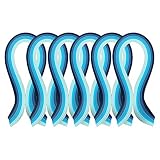 arricraft 1200 Strips 3mm Quilling Paper Strips, Quilling Art Strips, 6 Colors Paper Craft Supplies