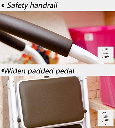 Tabouret pliant rose pour atteindre vos placards en sécurité