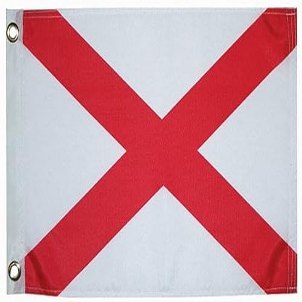 TaylorMade PRODUCTS Flag 93089, Alabama, 12" x 18"
