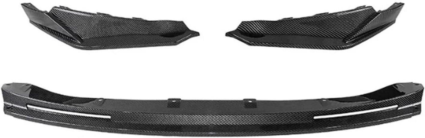Car Diffuser Body Kit Spoiler For BMW For M3 G80 For M4 G82 2021 2022 2023+ Front Bumper Splitters Diffuser Lip Spoiler Front Spoiler(Carbon look)