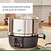 Ball EasyCanner Electric Water Bath Canner, 21-Quart Capacity, Automated Heating, Multicooker & Steamer Functionality