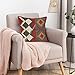 Handicraft Bazarr Boho Shams Kilim Housse de coussin en toile de jute tissée à la main 45,7 x 45,7 cm