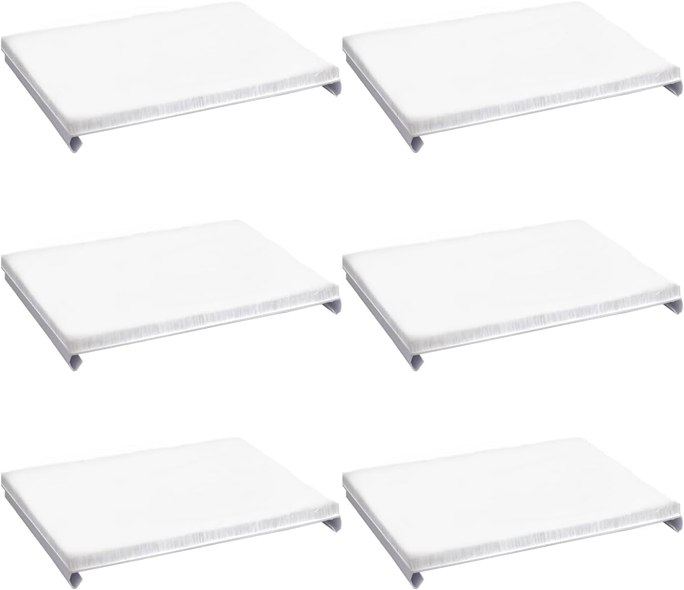 6pcs Paint Edger Replacement Pads, Paint Edger Pad Refills Paint Pads for Painting Wall and Ceiling Corner Painter Trim Paint Edger Tool Refill Pads