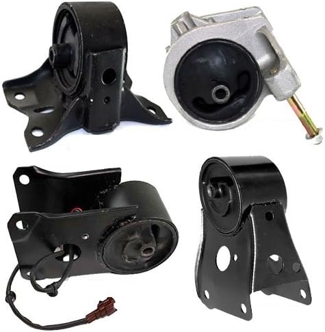 Compatible with 2002-2004 Infiniti I35 Engine & Trans Motor Mount Kit w/Rear Mount Sensor 4 PCS : A7306, A7321, A4322EL A7303 - K0177