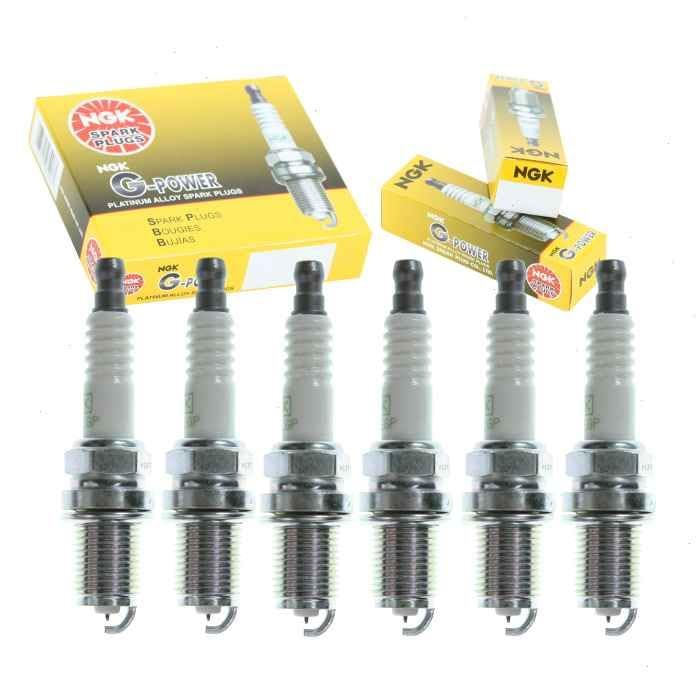 Sixity Auto 6 pc NGK G-Power Spark Plugs compatible with Toyota Sienna 3.0L 3.3L V6 1998-2006