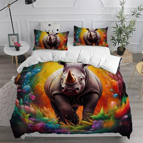 Parure de lit animaux sauvage 3D pour décorer une chambre de garçon d'ado - 6