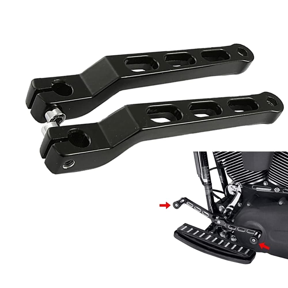 Riloer Levier de levier de vitesse pour moto Ha-rley Davidson Softail Tour Glide Electra Glide Road Glide Road Glide King Street Glide Tri Glide Noir
