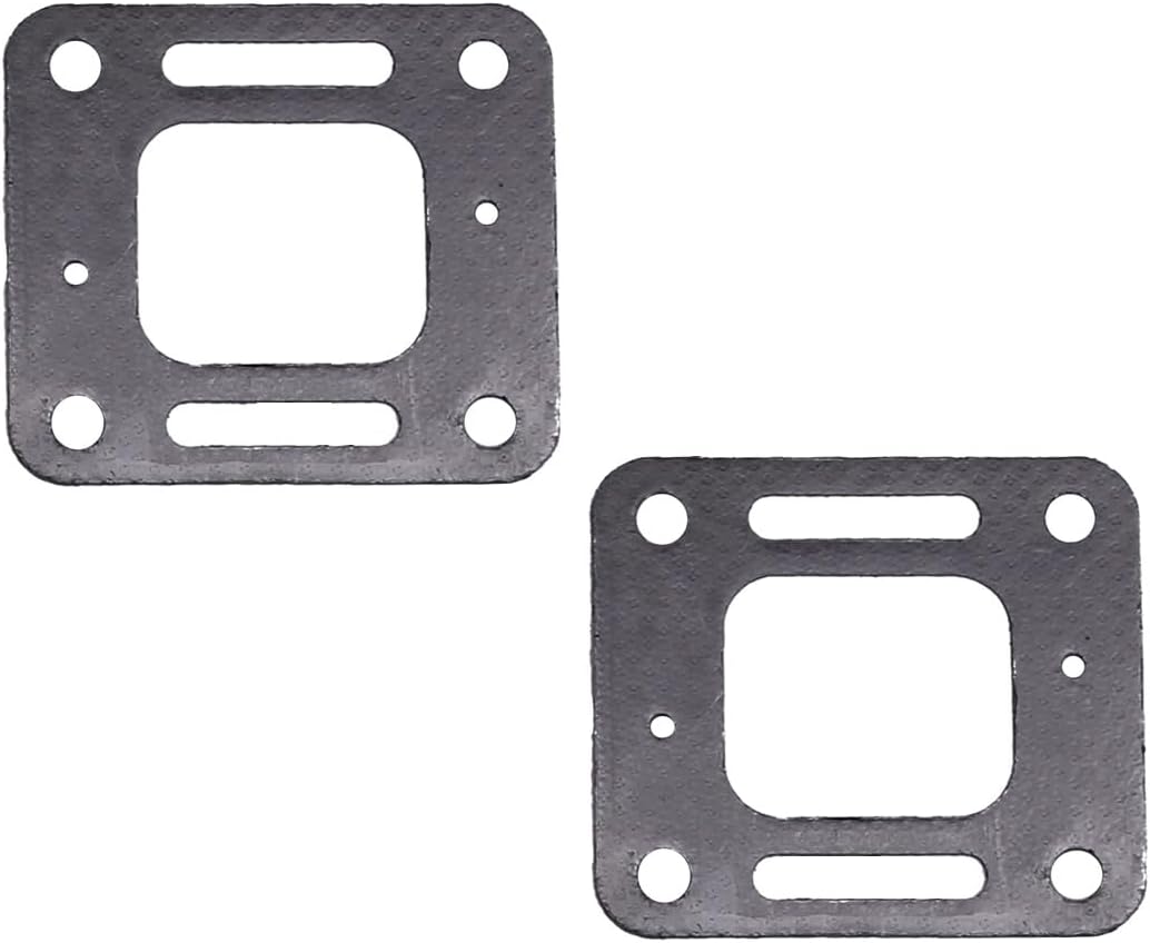 BH-Motor New Exhaust Manifold Gasket kit for Mercruiser 5.0 mpi 5.7 350 Mag Riser Block V8 Replace # 39880