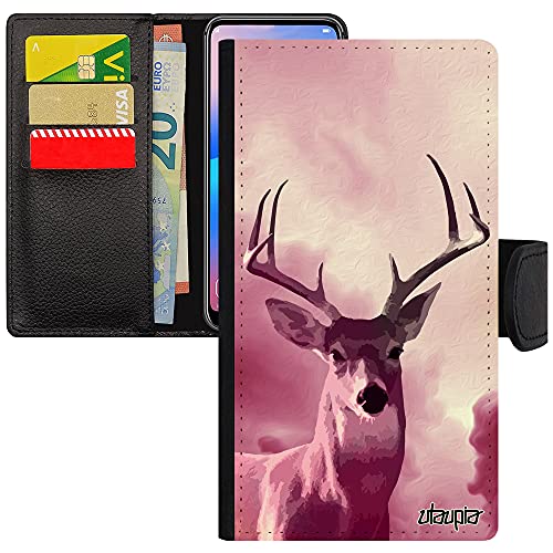 Coque iPhone SE 2022 motif cuir cerf au design unique