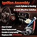 Ignition Assembly, Lock Cylinder Switch & Cylinder Housing, with Keys, Compatible with Kia 2014-2019 Soul L4 1.6L/2.0L, 2015-2019 Soul EV, Replaces# 81910-B2100