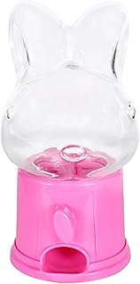 A1U Easter Themed Candy Dispensers (Pink Base), Plastic Holiday Birthday Themed-Party Gifts Favor Basket Pail Filler Stuffers Prize Storage Container Holder Bucket Canisters Decorations