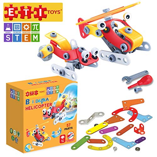 ETI Toys Parent Junior Engineering Sets (Box: Helicopter)