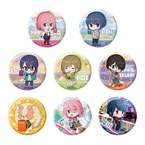 ゆるキャン△あそーと2 [C賞8種セット(缶バッジフルコンプ)] バンダイ ガチャ カプセルトイ