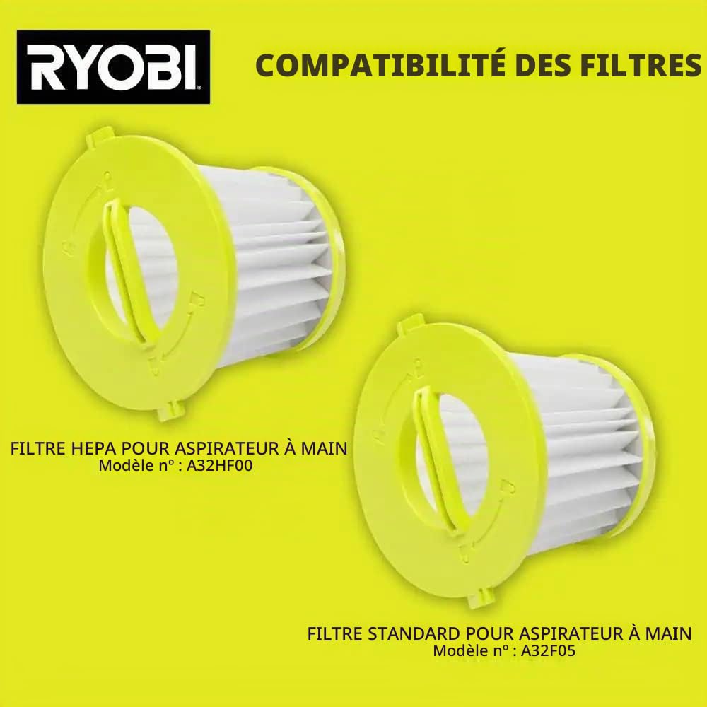 One+ Aspirateur à Main sans Fil Performance 18 V (Outil Uniquement)