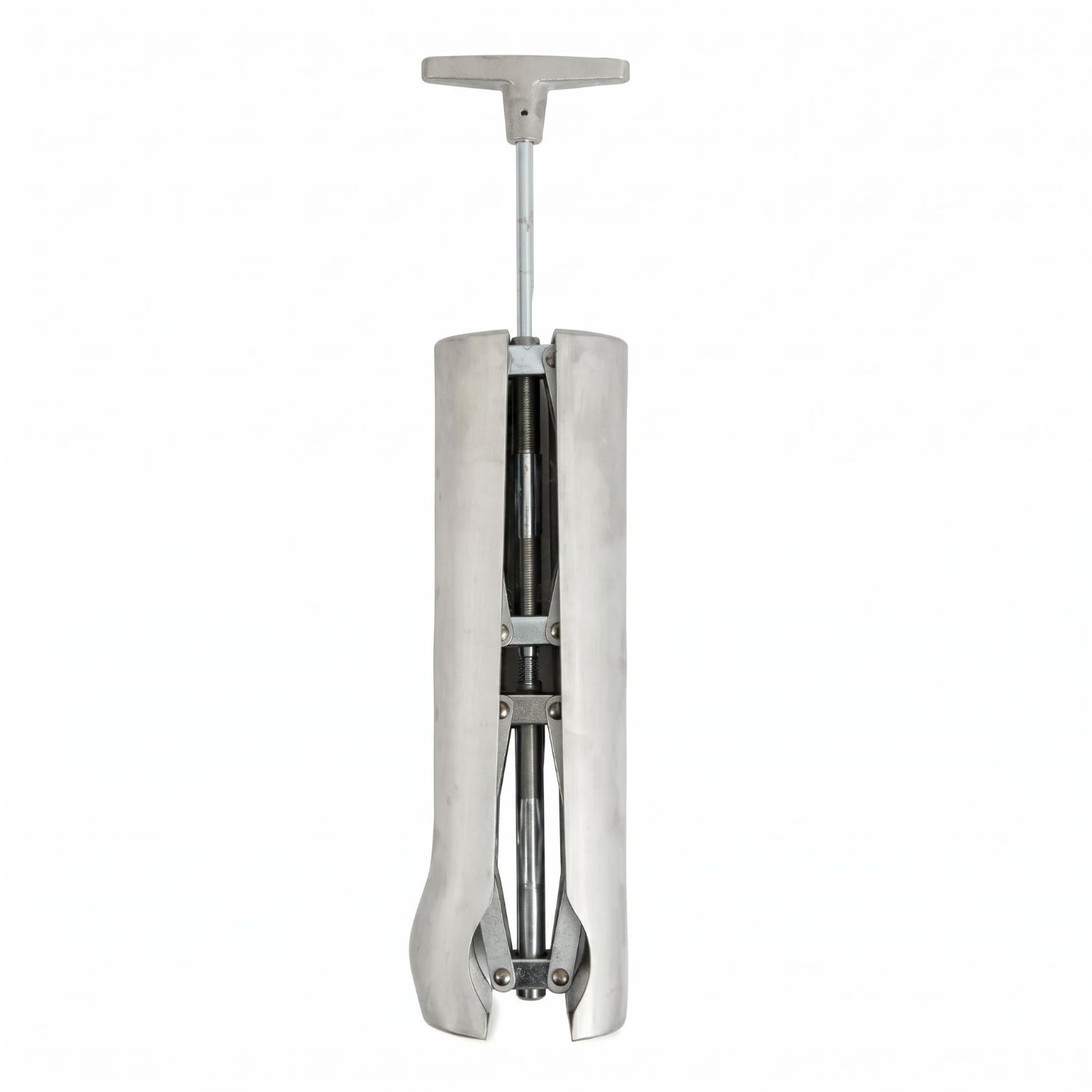 Tendeur Bottes Réglable En Aluminium Moulé Élargisseur Bottes Finition Métal Argentée Forme Botte Réglable